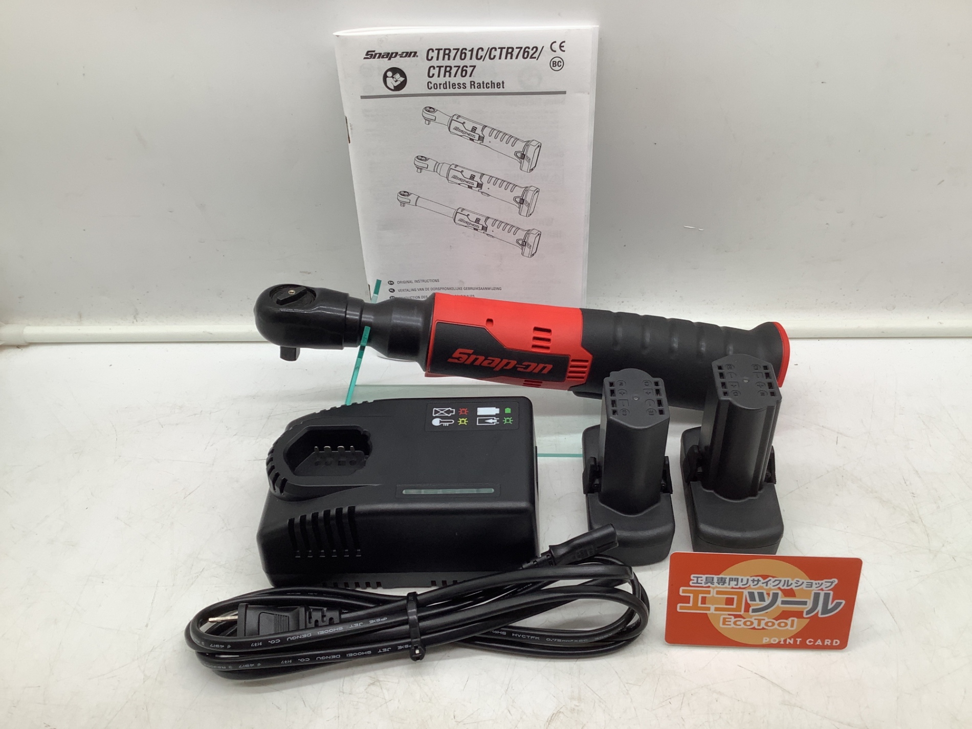 未使用品 スナップオン 1⁄4＂ 14.4V コードレスラチェット CTR814DB 