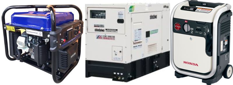 いまさら聞けない 発電機の種類と対応する燃料 愛知 名古屋の電動工具 中古工具の買取販売専門店 エコツール
