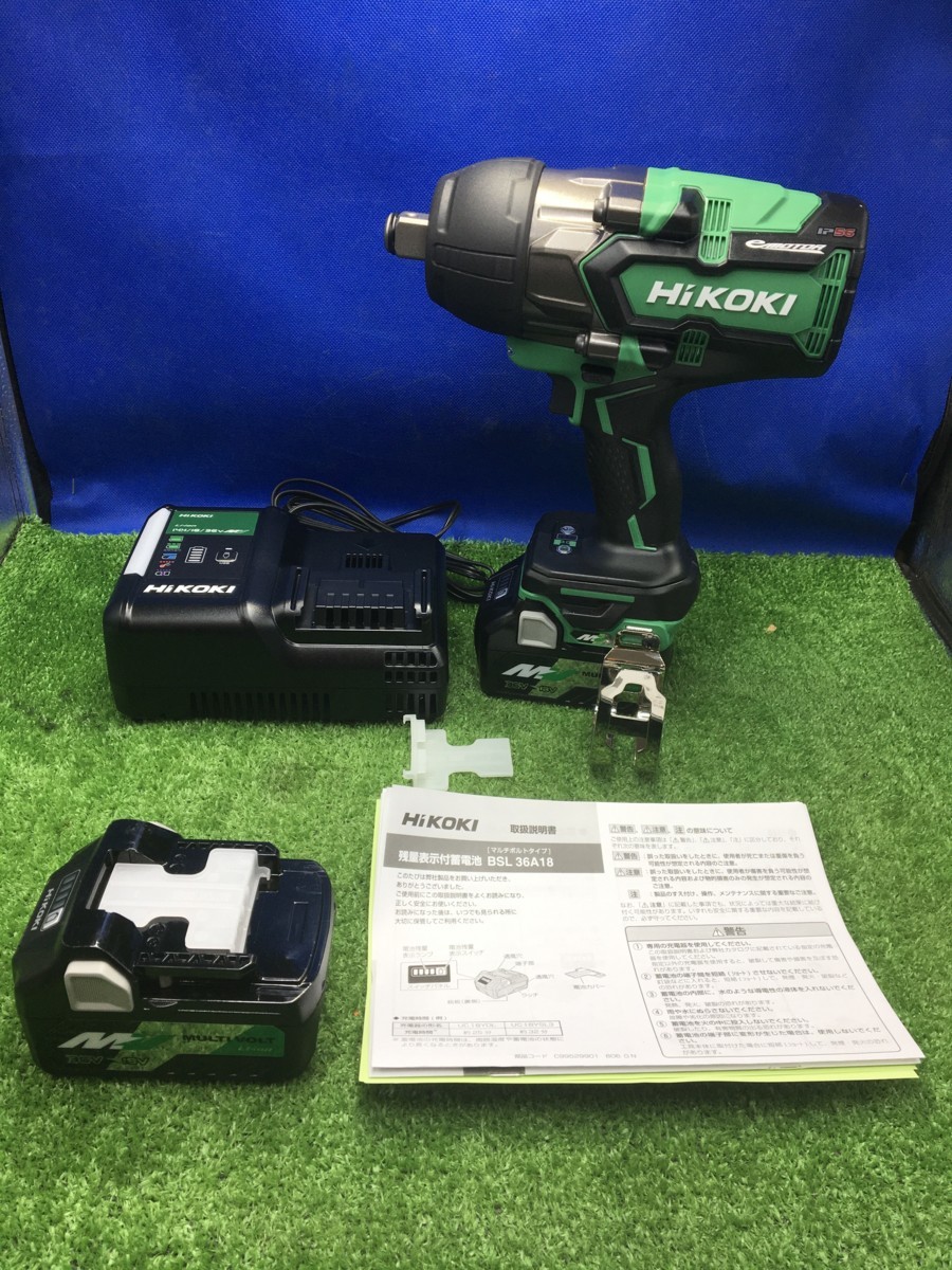 HiKOKI HiKOKI ハイコーキ 36V インパクトレンチ WR36DA(2XPZ) レンチ （BSL36A18X × 2・充電器・ケース付セット）  電動工具