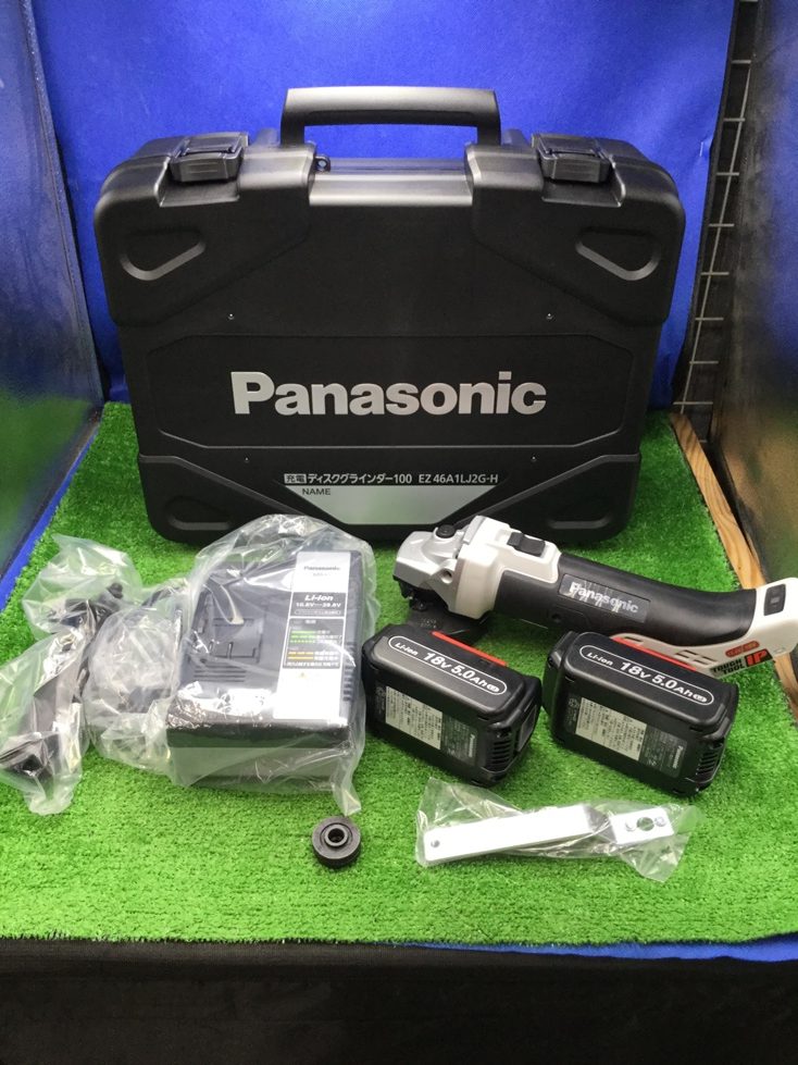 Panasonic/ﾊﾟﾅｿﾆｯｸ 18V 100mm充電ﾃﾞｨｽｸｸﾞﾗｲﾝﾀﾞｰ5.0Ah(EZ46A1LJ2G-H)を