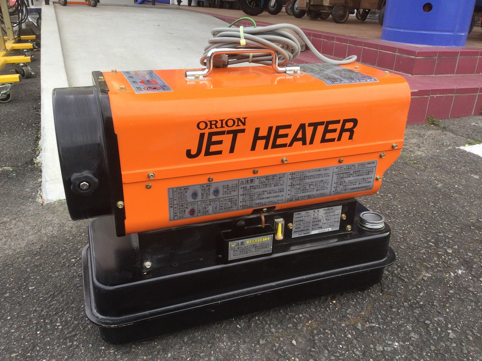 オリオン　ジェットヒーター　HPS121AG オリオン ジェットヒーター HPS121AG