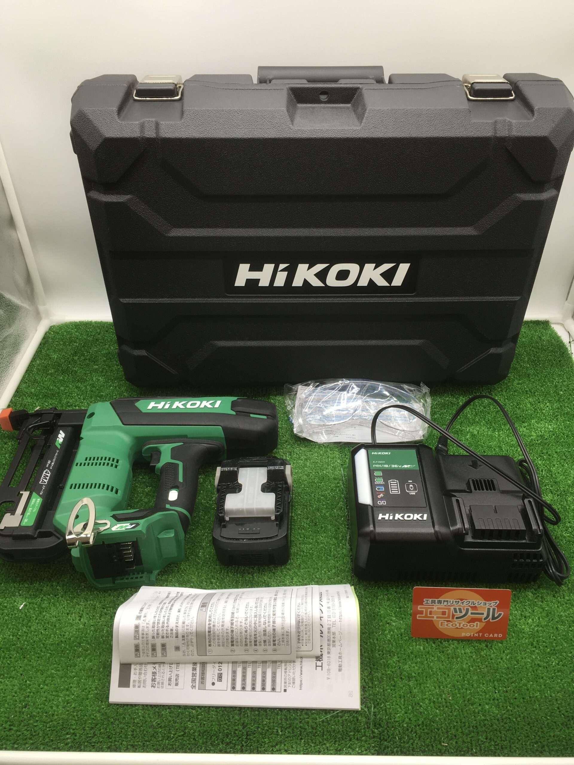 15日まで 試し打ちのみ ハイコーキ 土臭い N3604 コードレスフロア用  