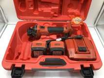 HILTI/ヒルティ 充電式アングルグラインダー AG 4S-A22-100を買取致し 